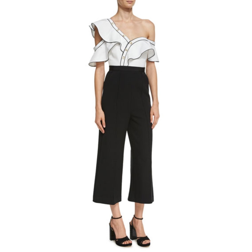 Self-Portrait Monochrome Jumpsuit Size 2